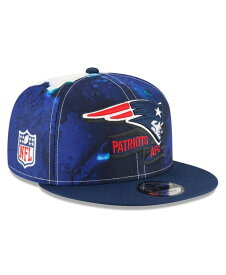 【送料無料】 ニューエラ メンズ 帽子 アクセサリー Men's Navy New England Patriots 2022 Sideline 9FIFTY Ink Dye Snapback Hat Navy