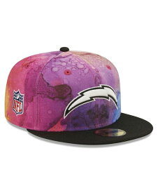 【送料無料】 ニューエラ メンズ 帽子 アクセサリー Men's Pink Black Los Angeles Chargers 2022 NFL Crucial Catch 59FIFTY Fitted Hat Pink, Black