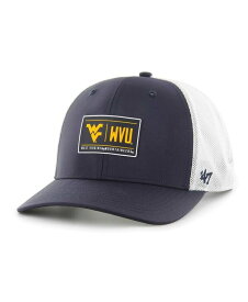【送料無料】 47ブランド メンズ 帽子 アクセサリー Men's Navy West Virginia Mountaineers Bonita Brrr Hitch Adjustable Hat Navy