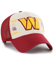 【送料無料】 47ブランド メンズ 帽子 アクセサリー Men's Cream Washington Commanders Breakout MVP Trucker Adjustable Hat Cream