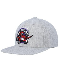 �~�b�`�F��&�l�X �����Y �A�N�Z�T���[ �X�q Mitchell & Ness Men's Heather Gray Toronto Raptors Hardwood Classics 2.0 Snapback Hat Heather Gray �O���[