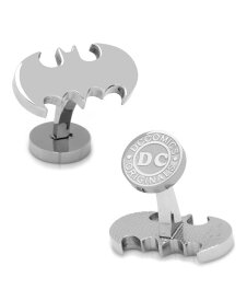 【送料無料】 カフリンクス メンズ カフスボタン アクセサリー Stainless Steel Batman Cufflinks Silver
