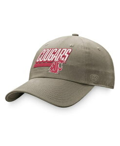 �g�b�v�I�u�U���[���h �����Y �A�N�Z�T���[ �X�q Top of the World Men's Khaki Washington State Cougars Slice Adjustable Hat Khaki �J�[�L