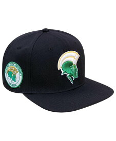 【送料無料】 プロスタンダード メンズ 帽子 アクセサリー Men's Black Norfolk State Spartans Arch Over Logo Evergreen Snapback Hat Black