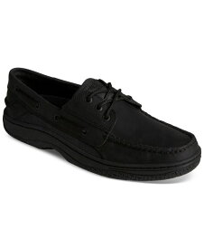 【送料無料】 スペリー メンズ デッキシューズ シューズ Men's Billfish 3-Eye Moc Toe Boat Shoes Black