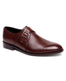 【送料無料】 アンソニー ヴィア メンズ スニーカー シューズ Men's Roosevelt Single Monk Strap Shoes Medium Brown
