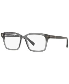 【送料無料】 トム・フォード メンズ サングラス・アイウェア アクセサリー FT5661-BW54020 Men's Square Eyeglasses Gray