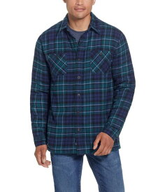 【送料無料】 ウェザープルーフ メンズ ジャケット・ブルゾン アウター Men's Sherpa Lined Flannel Shirt Jacket Evergreen