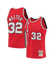 【送料無料】 ミッチェル&ネス メンズ シャツ トップス Men's Bill Walton Red Portland Trail Blazers 1976-77 Hardwood Classics Swingman Player Jersey Red