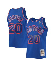 【送料無料】 ミッチェル&ネス メンズ シャツ トップス Men's Allan Houston Blue New York Knicks 1996-97 Throwback Dark Swingman Jersey Blue