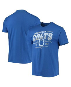WNt[h Y gbvX TVc Junk Food Men's Royal Indianapolis Colts Throwback T-shirt Royal