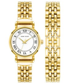【送料無料】 アンクライン レディース 腕時計 アクセサリー Women's Quartz Rose Gold-Tone Alloy Watch 24mm Set Gold-Tone