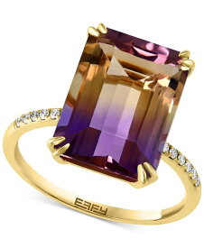 【送料無料】 エフィー レディース リング アクセサリー EFFY&reg; Ametrine (9-5/8 ct. t.w.) & Diamond (1/20 ct. t.w.) Ring in 14k Gold Ametrine