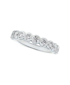 【送料無料】 フォーエバーマーク レディース リング アクセサリー Diamond Bezel Diamond Stackable Ring (3/4 ct. t.w.) in 14k White or Yellow Gold White Gold