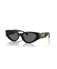 【送料無料】 ヴェルサーチ レディース サングラス・アイウェア アクセサリー Women's Sunglasses VE4454 Black