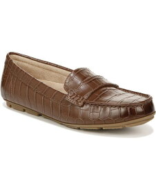 【送料無料】 ソウルニュトライザー レディース パンプス シューズ Seven Loafers Brown Croco Embossed Faux Leather
