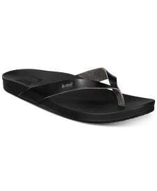 【送料無料】 リーフ レディース サンダル シューズ Women's Cushion Court Flip-Flop Sandals Black