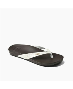 ���[�t ���f�B�[�X �V���[�Y �T���_�� REEF Women's Cushion Court Flip-Flop Sandals Brown Sassy �u���E��