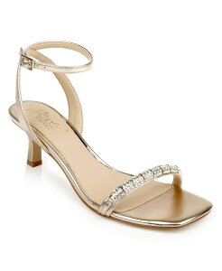 �W���E�F���_�O���C�~�V���J ���f�B�[�X �V���[�Y �T���_�� �q�[�� Jewel Badgley Mischka Women's Charisma Kitten Heel Evening Sandals Rose Gold Metallic �S�[���h