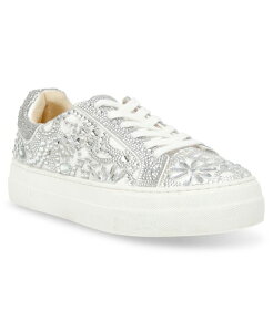 xbcBW\ fB[X V[Y Xj[J[ vbgtH[ Betsey Johnson Women's Reily Rhinestone Platform Sneakers White zCg
