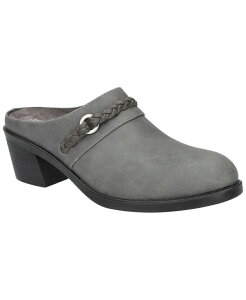 C[W[Xg[g fB[X V[Y T_ Easy Street Women's Gilly Slip-On Mules Gray O[