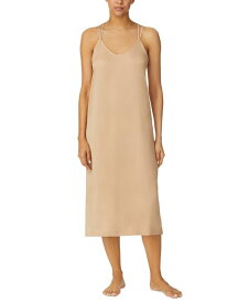 【送料無料】 サンクチュアリー レディース ナイトウェア アンダーウェア Women's Satin Sleeveless V-Neck Nightgown Almond