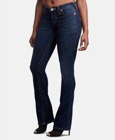 【送料無料】 トゥルーレリジョン レディース デニムパンツ ジーンズ ボトムス Becca Stretchy Mid Rise Bootcut Jeans Indigo Upgrade