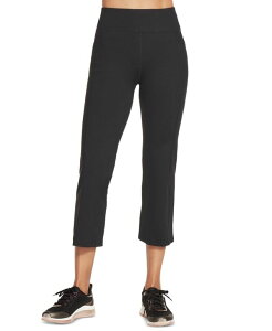 �X�P�b�`���[�Y ���f�B�[�X �{�g���X �J�W���A���p���c �p���c �N���b�v�h Skechers Women's Gowalk Cropped Pants Bold Black �u���b�N