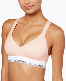 【送料無料】 カルバンクライン レディース ブラジャー アンダーウェア Calvin Klein Women's Modern Cotton Padded Bralette QF1654 Nymph's Thigh (Nude 5)