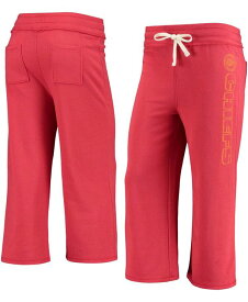 【送料無料】 ジャンクフード レディース カジュアルパンツ ボトムス Women's Red Kansas City Chiefs Cropped Pants Red