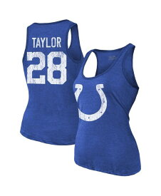 【送料無料】 マジェスティック レディース タンクトップ トップス Women's Threads Jonathan Taylor Royal Indianapolis Colts Player Name and Number Tri-Blend Tank Top Royal