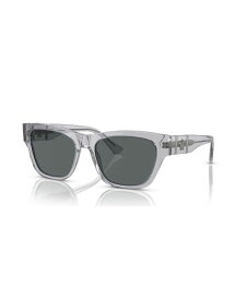 【送料無料】 ヴェルサーチ メンズ サングラス・アイウェア アクセサリー Men's Sunglasses VE4457 Gray Transparent