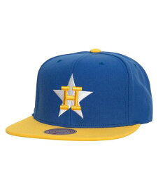 【送料無料】 ミッチェル&ネス メンズ 帽子 アクセサリー Men's Royal Gold Houston Astros Hometown Snapback Hat Royal, Gold