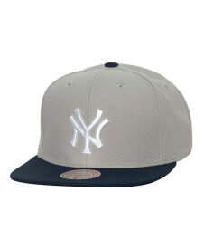 【送料無料】 ミッチェル&ネス メンズ 帽子 アクセサリー Men's Gray New York Yankees Cooperstown Collection Away Snapback Hat Gray