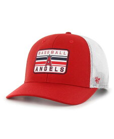 【送料無料】 47ブランド メンズ 帽子 アクセサリー Men's Red Los Angeles Angels Drifter Trucker Adjustable Hat Red