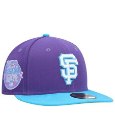 【送料無料】 ニューエラ メンズ 帽子 アクセサリー Men's Purple San Francisco Giants Vice 59FIFTY Fitted Hat Purple