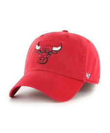 47 ブランド メンズ アクセサリー 帽子 '47 Brand Men's Red Chicago Bulls Classic Franchise Flex Hat Red レッド
