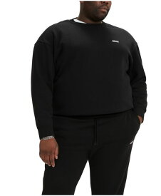 【送料無料】 リーバイス メンズ パーカー・スウェット アウター Men's Big Relaxed Fit Seasonal Crewneck Sweatshirt Mineral Black