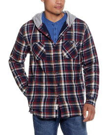 【送料無料】 ウェザープルーフ メンズ ジャケット・ブルゾン アウター Men's Sherpa Lined Flannel Hooded Shirt Jacket Berry Juice
