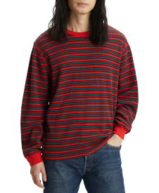 【送料無料】 リーバイス メンズ シャツ トップス Men's Waffle Knit Thermal Long Sleeve T-Shirt Valiant Poppy