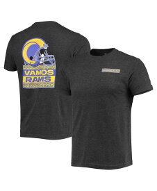 【送料無料】 スターター メンズ Tシャツ トップス Men's Black Los Angeles Rams Vamos Tri-Blend T-shirt Black