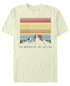 �t�B�t�X�T�� �����Y �g�b�v�X T�V���c Fifth Sun Men's Mountains Calling Short Sleeve Crew T-shirt Natural