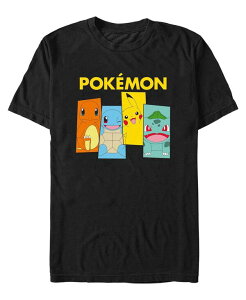 �t�B�t�X�T�� �����Y �g�b�v�X T�V���c Fifth Sun Men's Pokemon Team Kanto Short Sleeve T-shirt Black �u���b�N