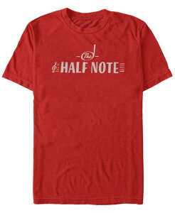 yz tBtXT Y TVc gbvX Men's Soul the Half Note Short Sleeve T-shirt Red