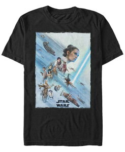 �t�B�t�X�T�� �����Y �g�b�v�X T�V���c Fifth Sun Star Wars Men's Rise of Skywalker Rey Poster T-shirt Black �u���b�N