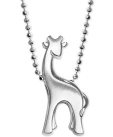 【送料無料】 アレックス ウー レディース ネックレス・チョーカー・ペンダントトップ アクセサリー Giraffe Pendant Necklace in Sterling Silver Sterling Silver