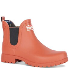 【送料無料】 バーブァー レディース ブーツ・レインブーツ シューズ Women's Wilton Wellington Ankle Rain Boots Spiced Pumpkin