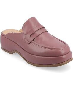 Wl RNV fB[X V[Y pvX vbgtH[ [t@[ Journee Collection Women's Antonina Platform Mule Loafers Mauve
