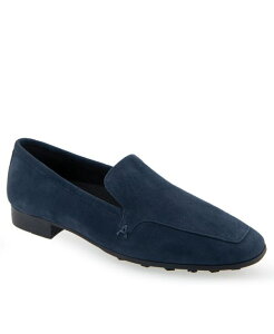 GA\[Y fB[X V[Y Xb|E[t@[ Aerosoles Paynes Tailored-Loafer Navy Suede