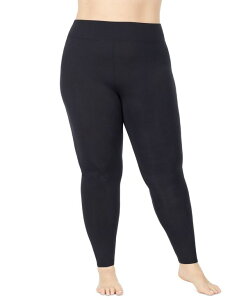 �N�h���h�b�Y ���f�B�[�X �{�g���X ���M���X �v���X�T�C�Y �n�C�E�G�X�g Cuddl Duds Plus Size Softwear with Stretch High-Waist Leggings Black �u���b�N
